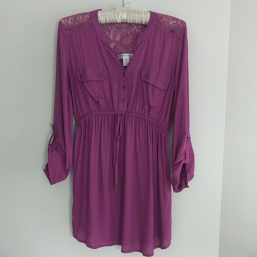 Motherhood Maternity Pocket Front Blouse